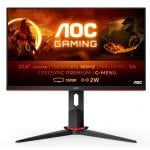 AOC G2 C24G2AE/BK écran plat de PC 59,9 cm (23.6") 1920 x 1080 pixels Full HD LED Noir, Rouge