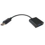 Cavo adattatore 3Go DisplayPort a VGA maschio/femmina da 15 cm nero