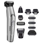 BaByliss Multigroom MT861E Recortadora 11 en 1 Negro/Inox