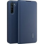 Oppo Funda PU Flip Case Azul para Find X2 Lite