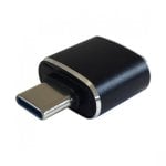 Aisens Mini Adaptador USB 3.1 Gen2 USB-C Macho a USB A Hembra Negro Aisens Mini Adaptador USB 3.1 Gen2 USB-C Macho a USB A Hembra Negro