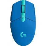 Logitech G G305 mouse Mano destra RF senza fili + Bluetooth Ottico 12000 DPI Blu