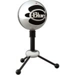 Microfoni blu Microfono USB in alluminio Snowball con due modelli di pickup versatili