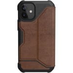 UAG Metropolis LTHR ARMR Funda Marrón para iPhone 12 Mini