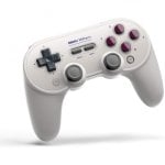 Manette de jeu sans fil multiplateforme 8Bitdo SN30 Pro+ grise