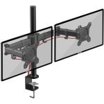Duronic DM252 Soporte de Mesa 2 Monitores 13"-27" VESA 100x100 Máx 8Kg
