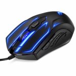 Mouse da gioco Tempest MS200 Ninja 2.400 DPI Nero