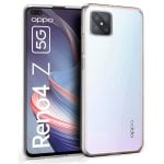 Cool Funda Silicona Transparente para Oppo Reno 4Z