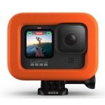 Funda Flotante para GoPro HERO9 Black en Negro y Naranja para Deportes Acuáticos Funda Flotante para GoPro HERO9 Black en Negro y Naranja para Deportes Acuáticos
