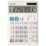 Sharp EL-340W Calculadora 12 Dígitos Branca Sharp EL-340W Calculadora 12 Dígitos Branca