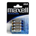 Maxell Pack 4 Pilas Alcalinas LR03 AAA 1.5V Maxell Pack 4 Pilas Alcalinas LR03 AAA 1.5V