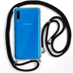 Cool Funda con Cordón Negro para Samsung Galaxy A50/A30s