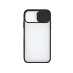 Custodia nera protettiva Ksix Duo Soft Cam per iPhone 12 Mini Custodia nera protettiva Ksix Duo Soft Cam per iPhone 12 Mini