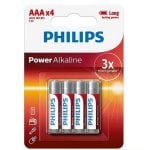 Batterie alcaline AAA alcaline Philips Power LR03 1,5 V Confezione da 4 unità