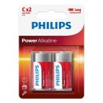 Batterie alcaline alcaline Philips Power C LR14 1,5 V Confezione da 2 unità