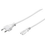 Goobay Cable de Alimentación IEC-320/C7 1.8m Blanco Goobay Cable de Alimentación IEC-320/C7 1.8m Blanco