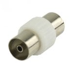 Goobay Adaptateur Antenne Coaxiale Femelle/Femelle Blanc