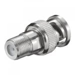 Goobay Adaptador de Antena BNC a F Gris Goobay Adaptador de Antena BNC a F Gris