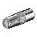 Goobay Adaptador para Antena F Hembra a Coaxial Macho Gris