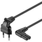 Goobay Cable de Alimentación IEC-320/C7 Acodado 75cm Negro Goobay Cable de Alimentación IEC-320/C7 Acodado 75cm Negro