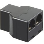Goobay Divisor RJ11 Hembra/Hembra Negro Goobay Divisor RJ11 Hembra/Hembra Negro