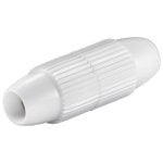 Goobay Empalme Cable Coaxial Tipo Tornillo Hembra/Hembra Blanco