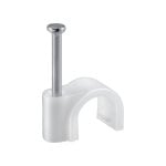 Goobay Set 100 Grapillon para Cable Redondo 4mm Blanco