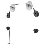 Goobay EasyMount L Soporte TV 55" Max 50Kg Plateado
