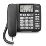 Gigaset DL580 Analoges Telefon Anrufer-Identifikation Schwarz Gigaset DL580 Analoges Telefon Anrufer-Identifikation Schwarz