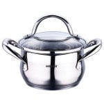 Bergner Gourmet-Auflauf mit Deckel, 5,6 l, 24 x 13,5 cm, Edelstahl
