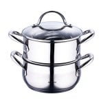 Bergner Gourmet Set Vaporera 3 Piezas 18cm Acero Inoxidable