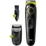 Braun BT 3221 Recortadora de Barba Negra/Verde
