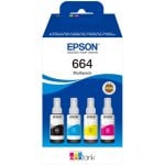 Epson 664 Botella de Tinta Negro/Cian/Amarillo/Magenta Epson 664 Botella de Tinta Negro/Cian/Amarillo/Magenta