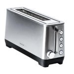 Grille-pain Cecotec BigToast Extra 1100W 1 fente longue Acier Inox Large