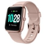 Ulefone Watch Bluetooth 37mm Ecrã Tátil Rosa Resistência Água 5ATM Autonomia até 50 dias