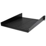 StarTech.com Ripiano per montaggio a rack con fessure 22" 2U - Ripiano per armadio server rack fisso - 22 kg