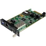 StarTech.com Modulo scheda per convertitori multimediali in fibra Gigabit Ethernet con slot SFP aperto