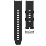 Cooles universelles Gummiarmband Schwarz 20 mm für Amazfit Bip/GTS/Bip Lite/Huawei/Samsung/Cool Oslo