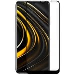 Fantastica protezione per schermo in vetro temperato nero FULL 3D per Xiaomi Pocophone M3/Redmi 9T