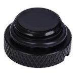 Flüssigkeitskühlung Alphacool Verschlusskappe G1/4 Schwarz Nickel