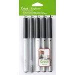 Cricut 4er-Pack schwarze Multifunktionsstifte und -marker, verschiedene Stärken