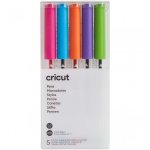 Cricut Pack de 5 Bolígrafos Brillantes Punta Extra Fina 0.3mm Cricut Pack de 5 Bolígrafos Brillantes Punta Extra Fina 0.3mm