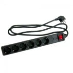 Eurobric Regleta 6 Tomas con Interruptor 1.5m