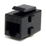 StarTech Acoplador Keystone RJ45 Negro