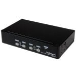 StarTech.com Switch KVM USB 4 porte, montabile a rack 1U, con OSD StarTech.com Switch KVM USB 4 porte, montabile a rack 1U, con OSD