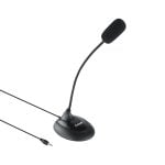 TooQ Flexibler Multimedia-Mikrofonstecker 3,5 mm Schwarz