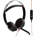 Cuffie Poly Blackwire C5220 cablate USB/Jack 3,5 mm con cancellazione rumore