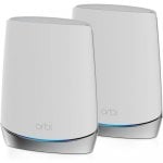 NETGEAR Orbi RBK752 AX4200 WiFi 6 Mesh System Banda tripla (2.4 GHz/5 GHz/5 GHz) Wi-Fi 6 (802.11ax) Bianco 5 Interno