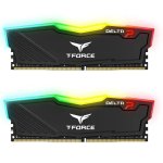 Arbeitsspeicher RAM Team Group Delta RGB 16GB 2x8GB DDR4 3200MHz CL16 RGB Schwarz