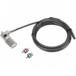 Targus Defcon Candado de Combinación Fija 3 en 1 para Portátiles